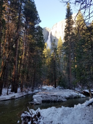 Upper Yosemite Falls after storm