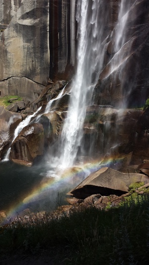 Vernal Falls with Rainbow