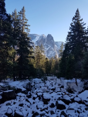 Yosemite Creek in the snow